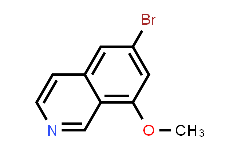CAS No. 1415564-97-4, 6-Bromo-8-methoxyisoquinoline