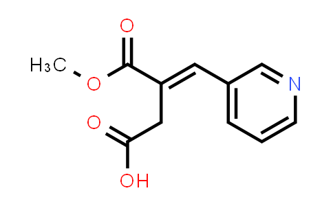 CAS No. 1415565-98-8, 3-(Methyl carboxy)-4-(pyridin-3-yl)but-3-enoic acid