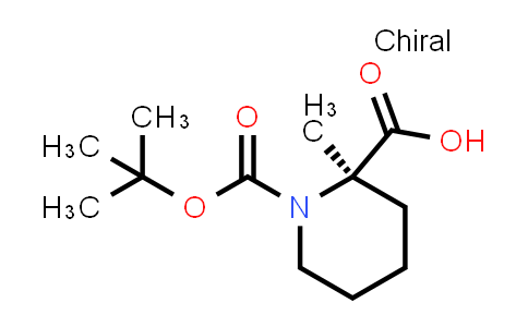 CAS No. 1415566-32-3, (R)-1-(tert-butoxycarbonyl)-2-methylpiperidine-2-carboxylic acid
