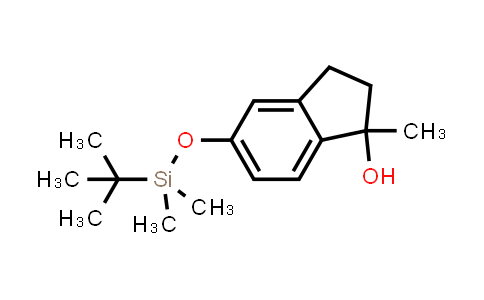 CAS No. 1415611-07-2, 1H-Inden-1-ol, 5-[[(1,1-dimethylethyl)dimethylsilyl]oxy]-2,3-dihydro-1-methyl-