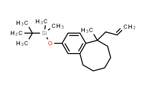 CAS No. 1415611-22-1, Benzocyclooctene, 2-[[(1,1-dimethylethyl)dimethylsilyl]oxy]-5,6,7,8,9,10-hexahydro-5-methyl-5-(2-propen-1-yl)-
