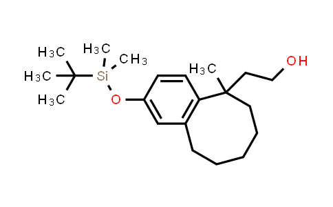 CAS No. 1415611-23-2, 5-Benzocycloocteneethanol, 2-[[(1,1-dimethylethyl)dimethylsilyl]oxy]-5,6,7,8,9,10-hexahydro-5-methyl-