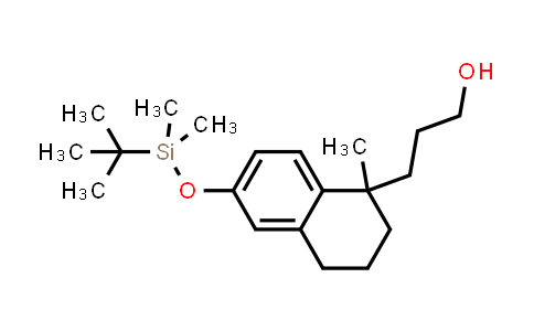 CAS No. 1415611-27-6, 1-Naphthalenepropanol, 6-[[(1,1-dimethylethyl)dimethylsilyl]oxy]-1,2,3,4-tetrahydro-1-methyl-
