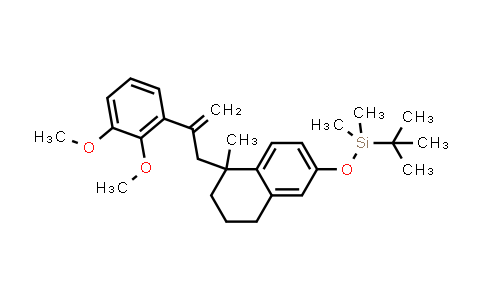 CAS No. 1415611-37-8, Naphthalene, 1-[2-(2,3-dimethoxyphenyl)-2-propen-1-yl]-6-[[(1,1-dimethylethyl)dimethylsilyl]oxy]-1,2,3,4-tetrahydro-1-methyl-