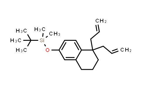 CAS No. 1415611-40-3, Naphthalene, 6-[[(1,1-dimethylethyl)dimethylsilyl]oxy]-1,2,3,4-tetrahydro-1,1-di-2-propen-1-yl-