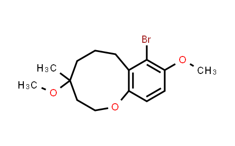 CAS No. 1415611-84-5, 1-Benzoxonin, 8-bromo-2,3,4,5,6,7-hexahydro-4,9-dimethoxy-4-methyl-