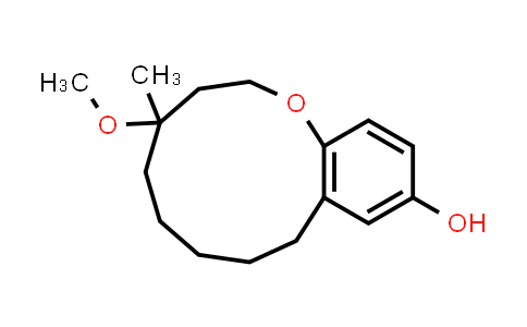 CAS No. 1415612-21-3, 1-Benzoxacycloundecin-11-ol, 2,3,4,5,6,7,8,9-octahydro-4-methoxy-4-methyl-