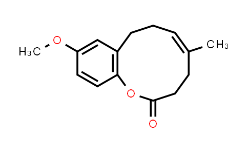 CAS No. 1415612-30-4, 2H-1-Benzoxecin-2-one, 3,4,7,8-tetrahydro-10-methoxy-5-methyl-, (5E)-