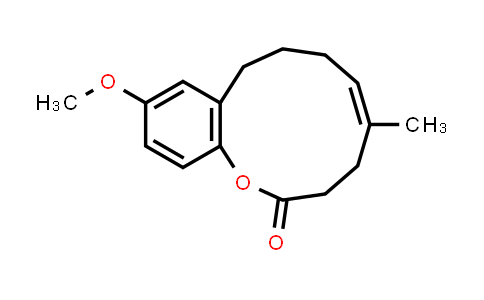 CAS No. 1415612-38-2, 1-Benzoxacycloundecin-2(3H)-one, 4,7,8,9-tetrahydro-11-methoxy-5-methyl-, (5Z)-