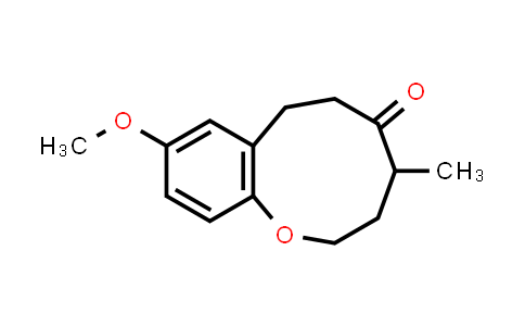 CAS No. 1415612-52-0, 1-Benzoxonin-5(2H)-one, 3,4,6,7-tetrahydro-9-methoxy-4-methyl-