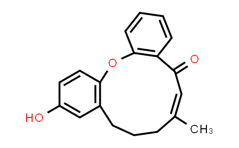 CAS No. 1415612-59-7, Dibenz[b,j]oxacycloundecin-5(8H)-one, 9,10-dihydro-12-hydroxy-7-methyl-, (6E)-
