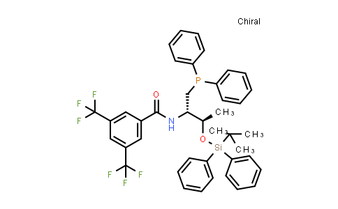 CAS No. 1415751-42-6, N-[(1S,2R)-2-[[(1,1-Dimethylethyl)diphenylsilyl]oxy]-1-[(diphenylphosphino)methyl]propyl]-3,5-bis(trifluoromethyl)benzamide