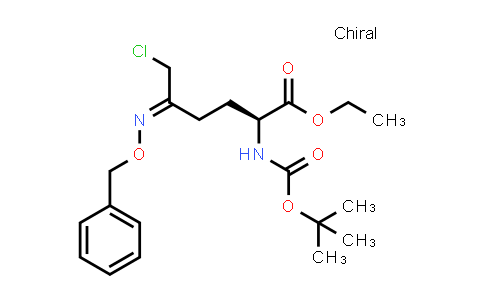 CAS No. 1416134-59-2, (S,E)-ethyl 5-((benzyloxy)imino)-2-((tert-butoxycarbonyl)amino)-6-chlorohexanoate