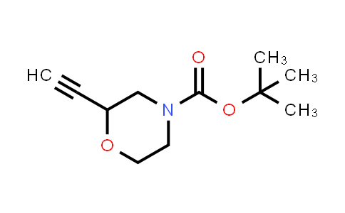 CAS No. 1416229-07-6, tert-Butyl 2-ethynylmorpholine-4-carboxylate