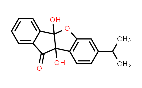 CAS No. 1416230-61-9, 4b,9b-Dihydroxy-7-isopropyl-4bH-indeno[1,2-b]benzofuran-10(9bH)-one