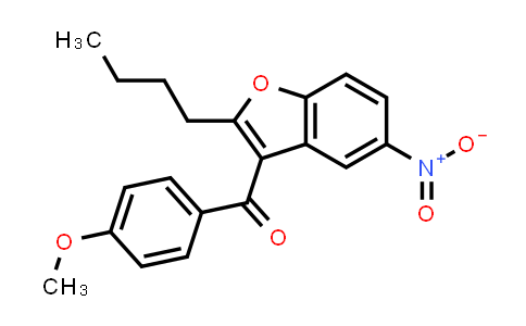 CAS No. 141627-42-1, (2-Butyl-5-nitrobenzofuran-3-yl)(4-methoxyphenyl)methanone