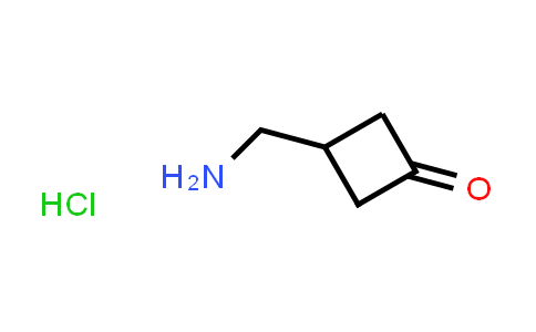 CAS No. 1416323-22-2, 3-(Aminomethyl)cyclobutan-1-one hydrochloride