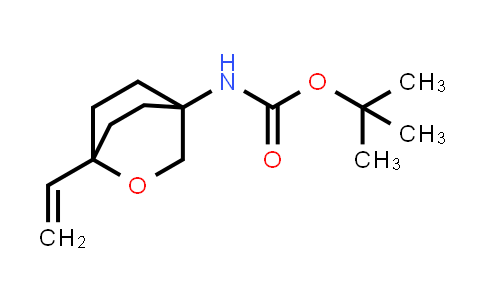 CAS No. 1416374-98-5, tert-Butyl (1-vinyl-2-oxabicyclo[2.2.2]octan-4-yl)carbamate