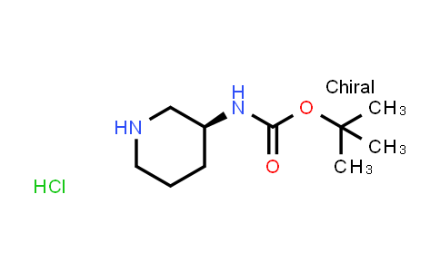 CAS No. 1416450-55-9, tert-Butyl N-[(3S)-piperidin-3-yl]carbamate hydrochloride