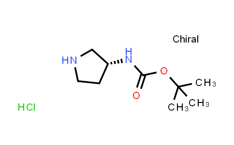 CAS No. 1416450-63-9, tert-Butyl N-[(3R)-pyrrolidin-3-yl]carbamate hydrochloride