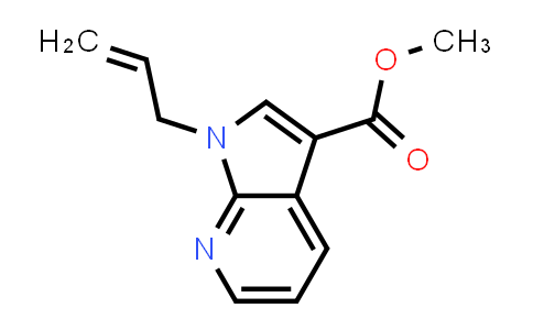 CAS No. 141650-51-3, 1H-Pyrrolo[2,3-b]pyridine-3-carboxylic acid, 1-(2-propen-1-yl)-, methyl ester