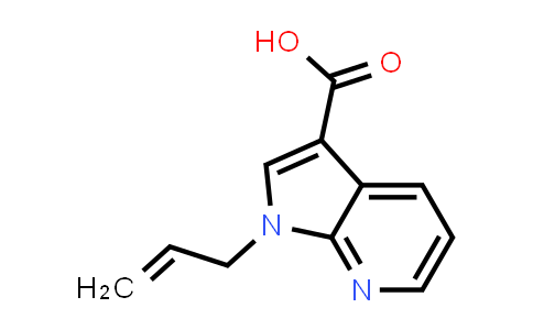 CAS No. 141650-52-4, 1H-Pyrrolo[2,3-b]pyridine-3-carboxylic acid, 1-(2-propen-1-yl)-