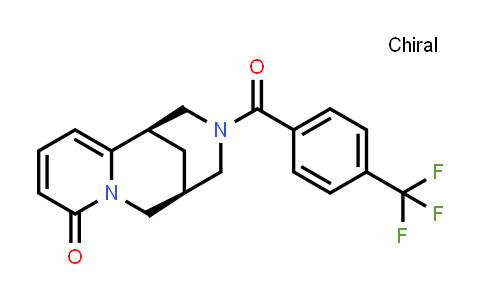 CAS No. 1416565-32-6, 1,5-Methano-8H-pyrido[1,2-a][1,5]diazocin-8-one, 1,2,3,4,5,6-hexahydro-3-[4-(trifluoromethyl)benzoyl]-, (1R,5S)-