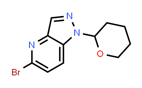 CAS No. 1416712-80-5, 5-Bromo-1-(tetrahydro-2H-pyran-2-yl)-1H-pyrazolo[4,3-b]pyridine