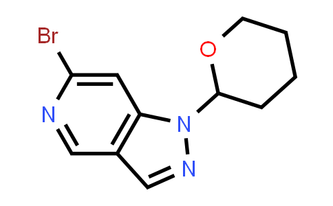 CAS No. 1416713-37-5, 6-Bromo-1-(oxan-2-yl)-1H-pyrazolo[4,3-c]pyridine