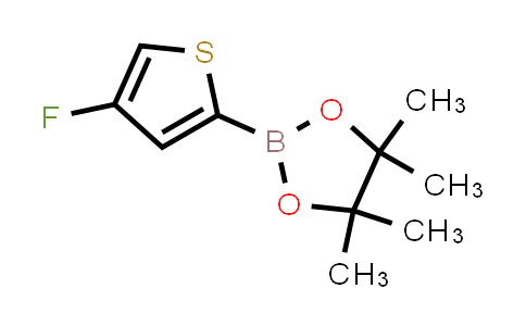 CAS No. 1416853-81-0, 2-(4-Fluorothiophen-2-yl)-4,4,5,5-tetramethyl-1,3,2-dioxaborolane