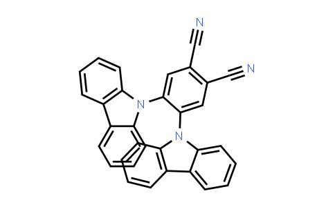CAS No. 1416881-50-9, 4,5-bis(carbazol-9-yl)-1,2-dicyanobenzene