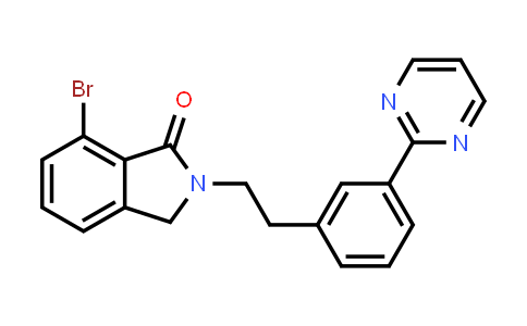 CAS No. 1417190-47-6, 7-Bromo-2-(3-(pyrimidin-2-yl)phenethyl)isoindolin-1-one