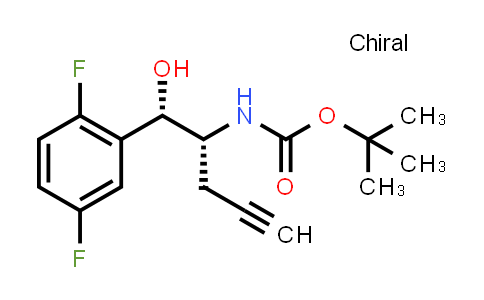 MC522615 | 1417402-43-7 | tert-Butyl [(1S,2R)-1-(2,5-difluorophenyl)-1-hydroxy-4-pentyn-2-yl]carbamate