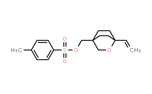 CAS No. 1417551-38-2, (1-Vinyl-2-oxabicyclo[2.2.2]octan-4-yl)methyl 4-methylbenzenesulfonate