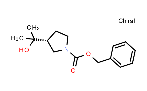 CAS No. 1417789-56-0, (R)-Benzyl 3-(2-hydroxypropan-2-yl)pyrrolidine-1-carboxylate