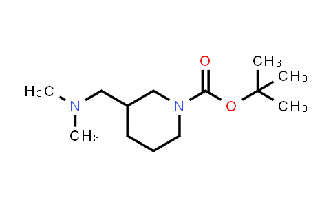 CAS No. 1417794-11-6, tert-Butyl 3-((dimethylamino)methyl)piperidine-1-carboxylate