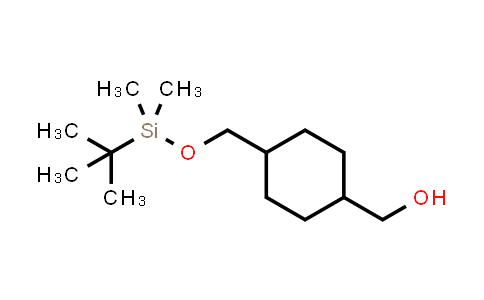 CAS No. 141836-50-2, (4-(((Tert-butyldimethylsilyl)oxy)methyl)cyclohexyl)methanol