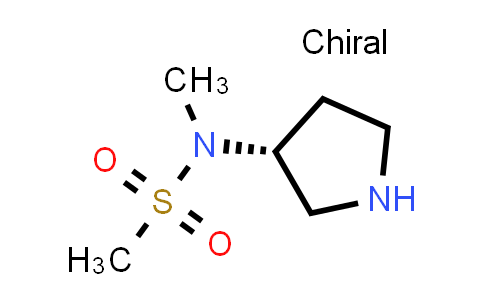CAS No. 1419075-92-5, N-Methyl-N-[(3R)-pyrrolidin-3-yl]methanesulfonamide