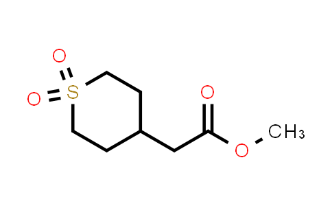 CAS No. 1419101-16-8, Methyl (1,1-dioxidotetrahydro-2h-thiopyran-4-yl)acetate