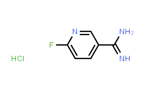 CAS No. 1419101-31-7, 6-Fluoropyridine-3-carboximidamide hydrochloride