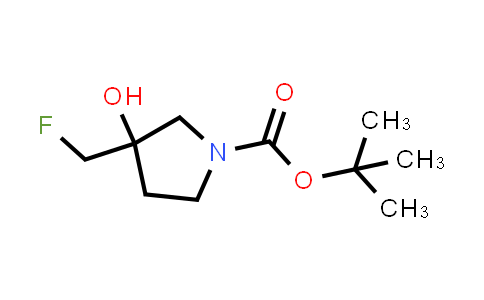 CAS No. 1419101-44-2, tert-Butyl 3-(fluoromethyl)-3-hydroxypyrrolidine-1-carboxylate