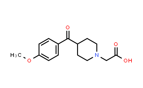CAS No. 1419957-49-5, [4-(4-Methoxybenzoyl)piperidin-1-yl]acetic acid