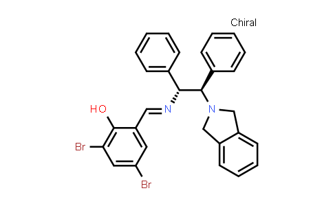 CAS No. 1420042-07-4, rel-2,4-Dibromo-6-[(E)-[[(1R,2R)-2-(1,3-dihydro-2H-isoindol-2-yl)-1,2-diphenylethyl]imino]methyl]phenol