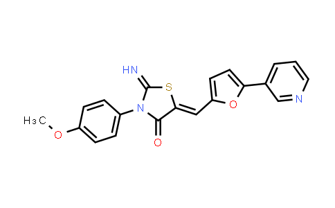 1420071-50-6 | 4-Thiazolidinone, 2-imino-3-(4-methoxyphenyl)-5-[[5-(3-pyridinyl)-2-furanyl]methylene]-