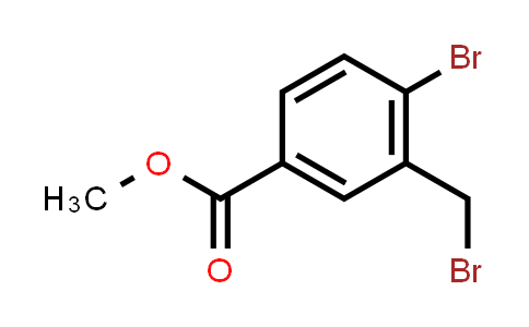CAS No. 142031-67-2, Methyl 4-bromo-3-(bromomethyl)benzoate