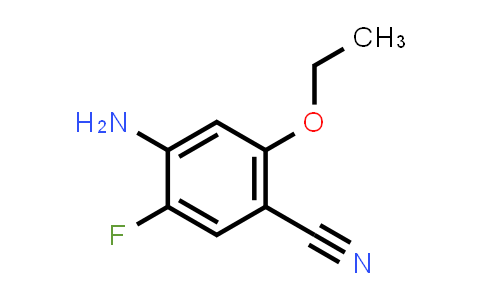 CAS No. 1420800-17-4, 4-Amino-2-ethoxy-5-fluorobenzonitrile