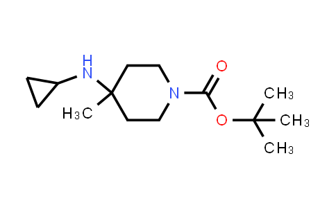 CAS No. 1420816-57-4, tert-Butyl 4-(cyclopropylamino)-4-methylpiperidine-1-carboxylate