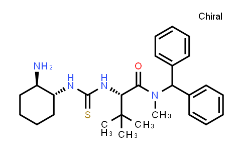 CAS No. 1421052-39-2, (2S)-2-[[[[(1R,2R)-2-Aminocyclohexyl]amino]thioxomethyl]amino]-N-(diphenylmethyl)-N,3,3-trimethylbutanamide