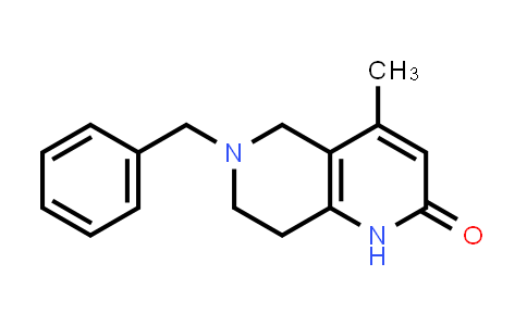 CAS No. 1421253-92-0, 6-Benzyl-4-methyl-5,6,7,8-tetrahydro-1,6-naphthyridin-2(1H)-one