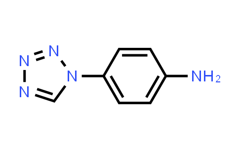 CAS No. 14213-13-9, 4-(1H-1,2,3,4-Tetrazol-1-yl)aniline